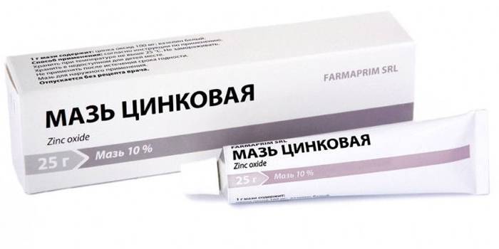 Maść cynkowa w opakowaniu