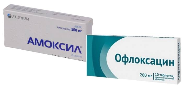 Амоксил и офлоксацин