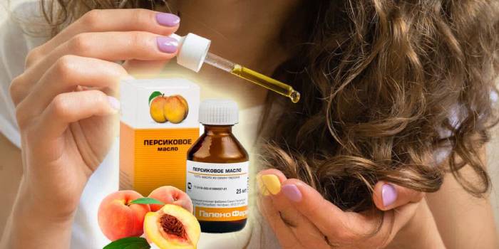 Aceite capilar de durazno