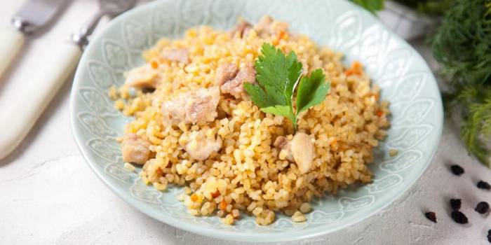Bulgur z indykiem