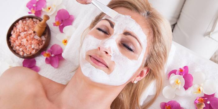 Mascarilla de yogurt