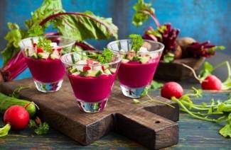 Kefir com beterraba para perda de peso