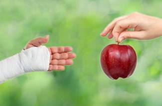 Nutrição para fraturas dos ossos das mãos