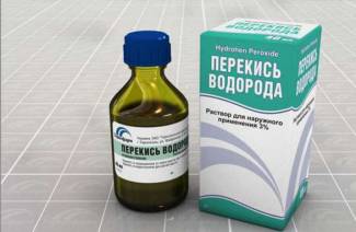 Väteperoxid från akne