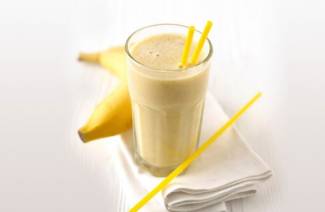 Koktajl mleczny bananowy
