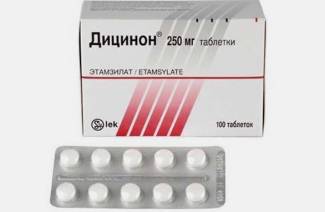 Dicinon för menstruation