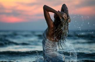 Temperatura do mar confortável para nadar