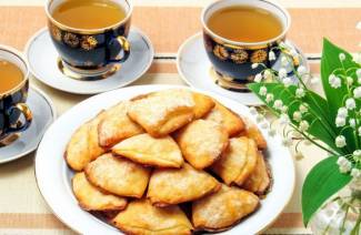 Trojuholníkové sušienky Curd Cookies