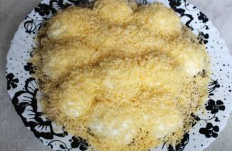 Salada de montes de neve