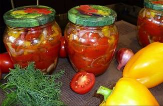 Ensalada de tomate para el invierno