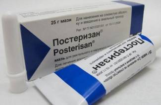 Ungüento posterisan para hemorroides
