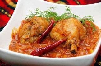 Salsa de pollo al horno