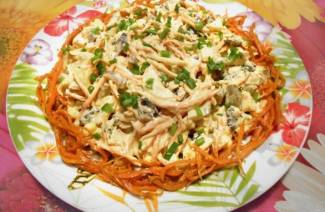 Ensalada de rebozuelos