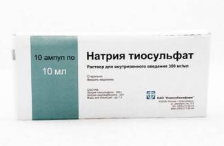 Natriumtiosulfat för att rena kroppen