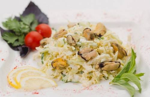 Salada de mexilhões