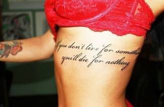 Letras para tatuagem com tradução.