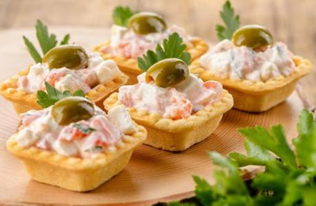 Tartaletas de aperitivos