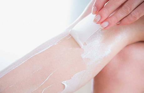 Crema para la depilación de zonas íntimas.