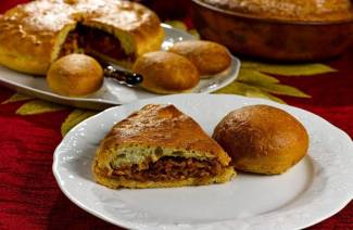 Pastel de repollo al horno