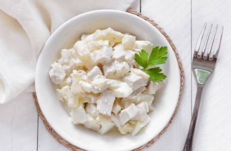 Salada de Frango com Abacaxi
