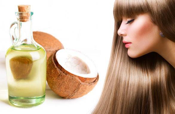 Mascarilla para el cabello con aceite de coco
