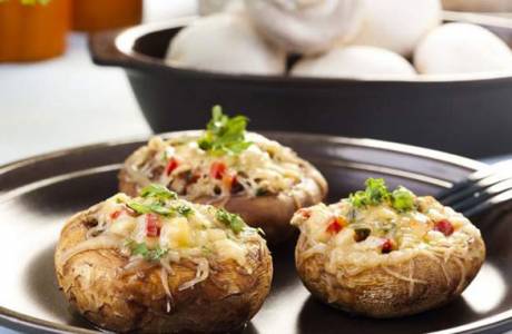 Champiñones al horno