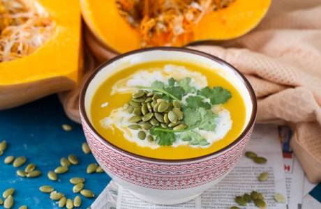 Pumpkin Puree Polievka