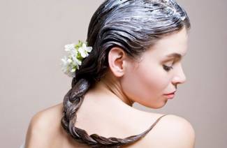 Máscara para densidade de cabelo em casa