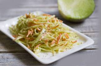 Salada de rabanete e cenoura