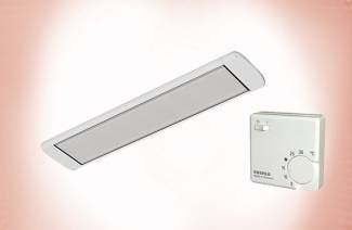 Promienniki podczerwieni z regulatorem temperatury do podawania