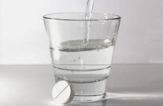 Aspirin från en baksmälla