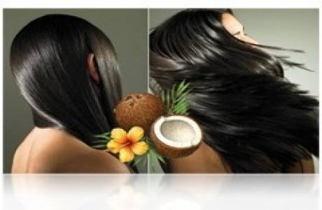 Óleo de cabelo de coco