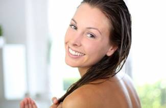 Máscara de cabelo com vitaminas