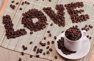 Grãos de café DIY