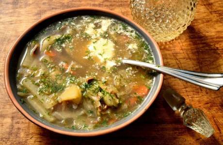 Sopa de repolho agridoce