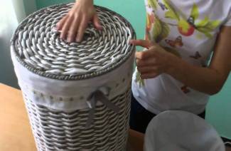 DIY kosz na bieliznę