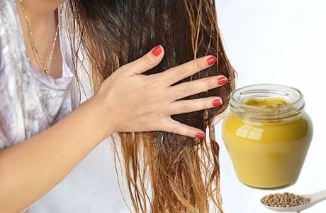 Mostarda para cabelo