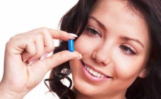 Vitaminas para el cabello en tabletas.