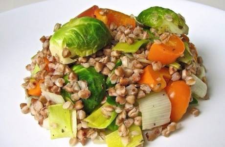 Trigo sarraceno con verduras para adelgazar