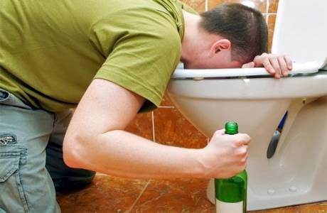 Vômito depois do álcool
