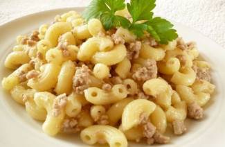 Pasta marina con carne picada