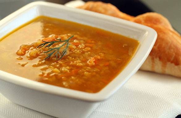Sopa de lentejas