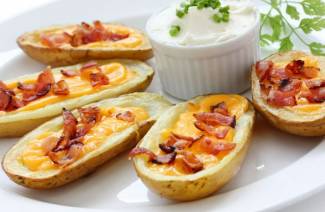 Batata com bacon