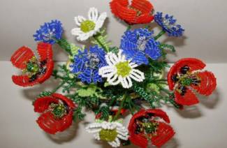 Flores do grânulo de DIY