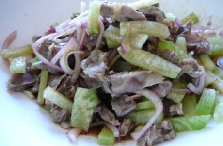 Salada de Frango Estômago