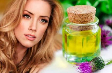 Aceite de bardana para el cabello
