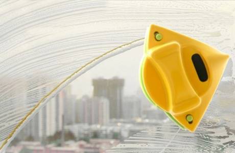 Escova magnética para lavar janelas