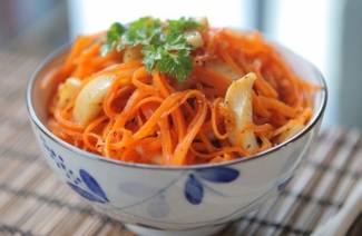 Ensalada de zanahoria coreana