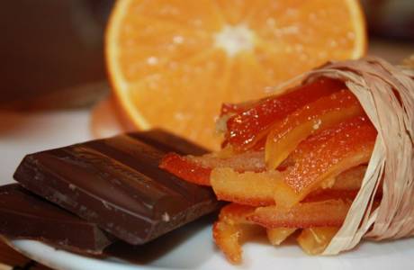 Kandyzowane skórki pomarańczowe
