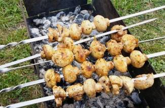 Ako marinovať kebab šampiňóny